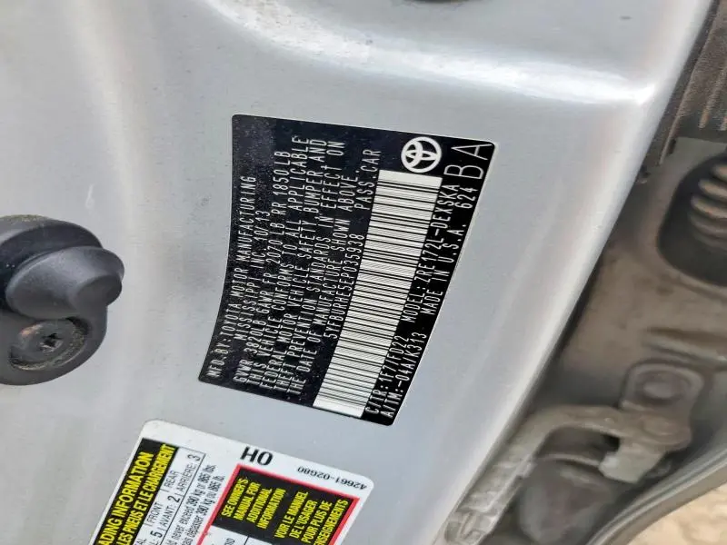 2014 TOYOTA COROLLA S PLUS  