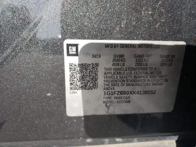 2019 CHEVROLET BOLT EV PREMIER  