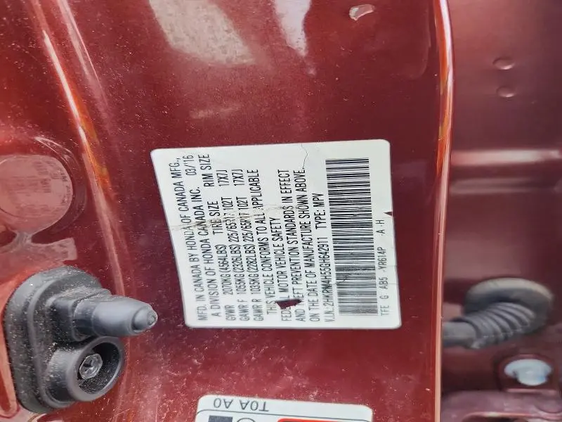 2016 HONDA CR-V EX  