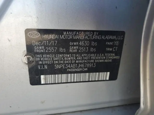 2018 HYUNDAI SONATA SPORT  