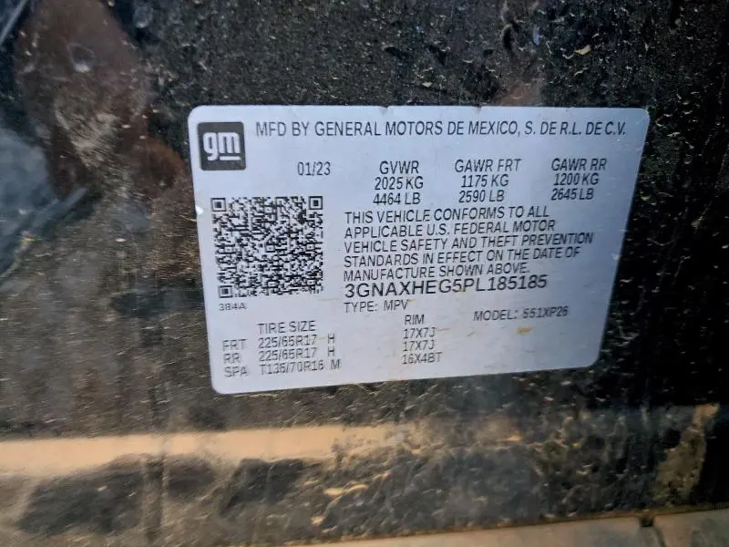 2023 CHEVROLET EQUINOX LS  