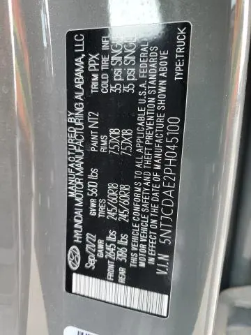 2023 HYUNDAI SANTA CRUZ SEL  