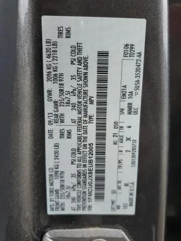 2014 FORD ESCAPE TITANIUM  