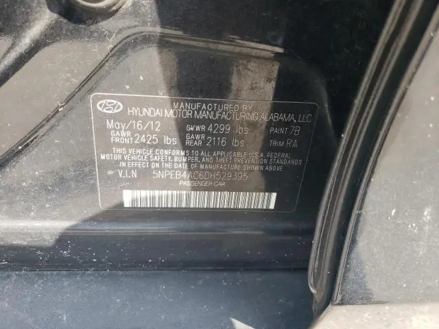 2013 HYUNDAI SONATA GLS  