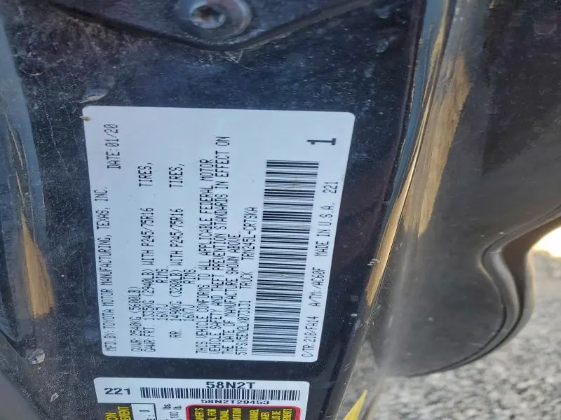 2020 TOYOTA TACOMA ACCESS CAB  