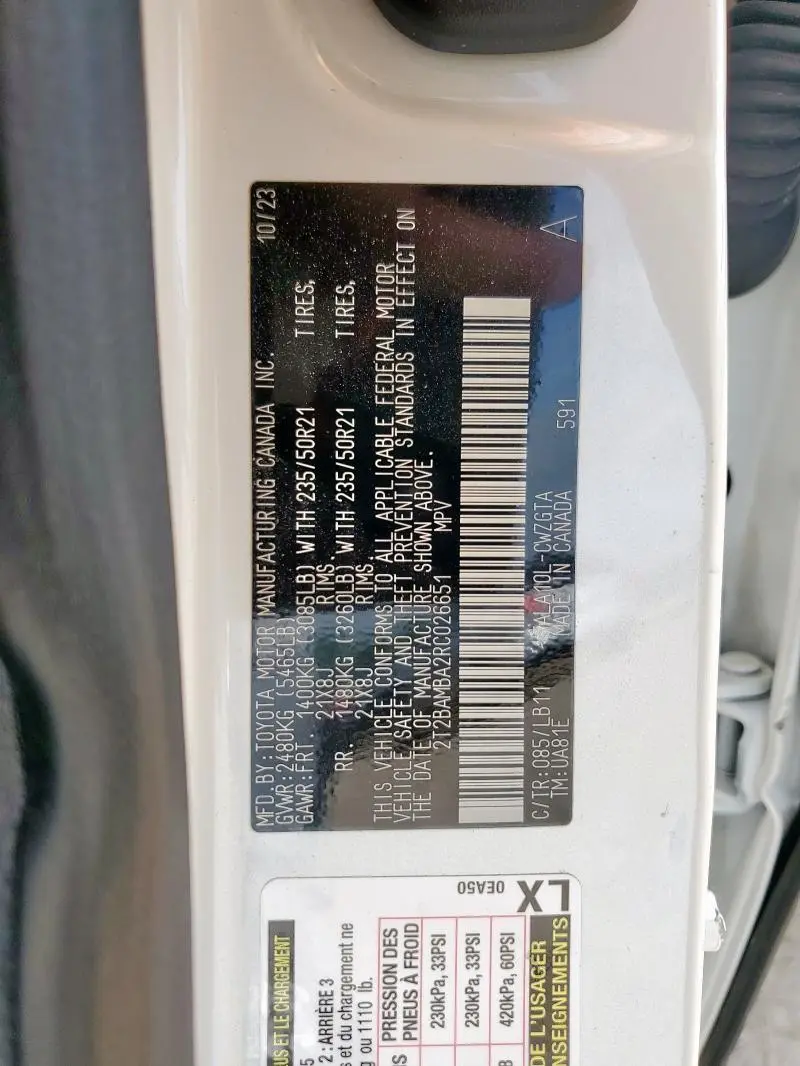 2024 LEXUS RX 350 BASE  