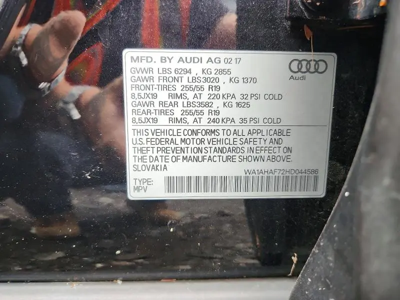 2017 AUDI Q7 PREMIUM  