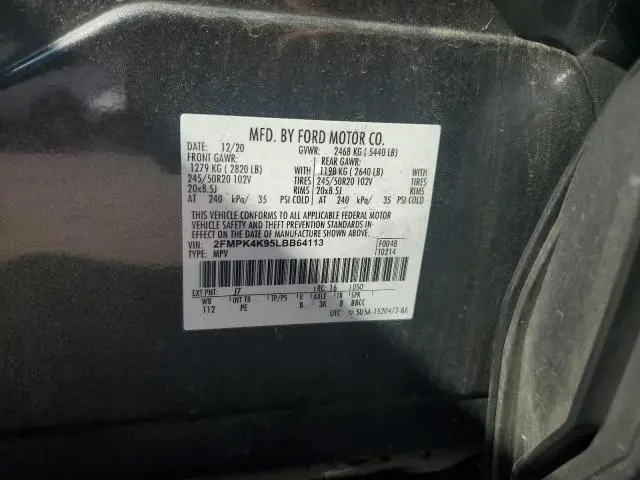 2020 FORD EDGE TITANIUM  