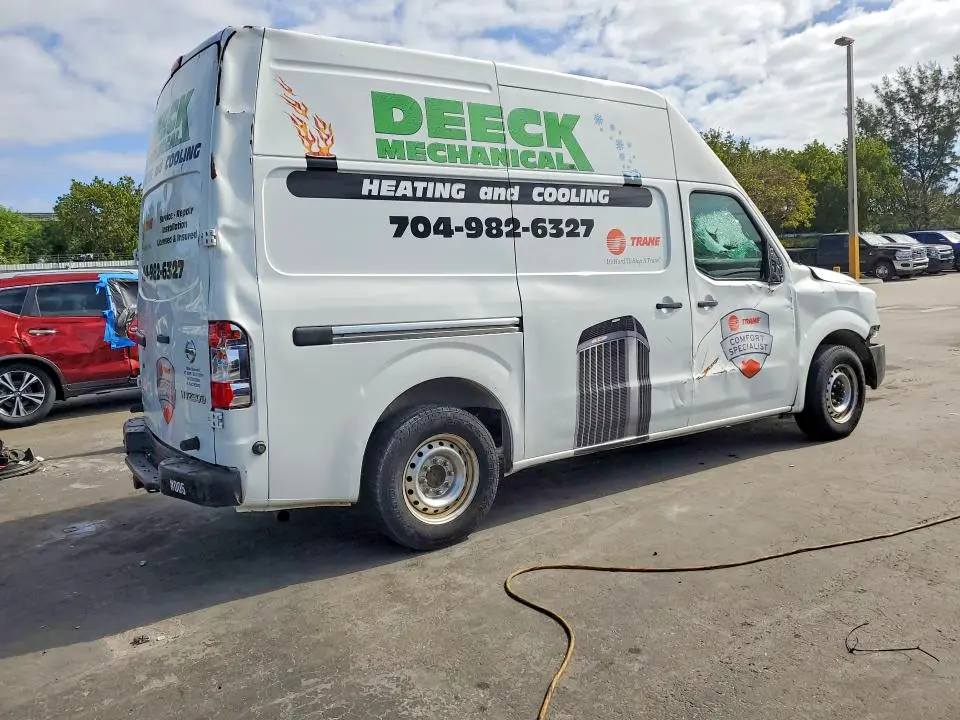 2019 NISSAN NV 2500 CARGO- PRI FLEET- CK ENG LT ON