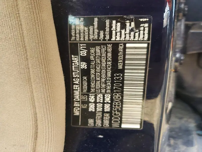 2011 MERCEDES-BENZ C 300  