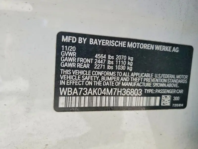 2021 BMW 228XI   