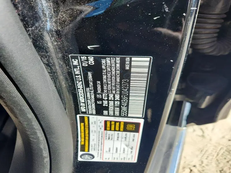 2015 MERCEDES-BENZ C 300 4MATIC  