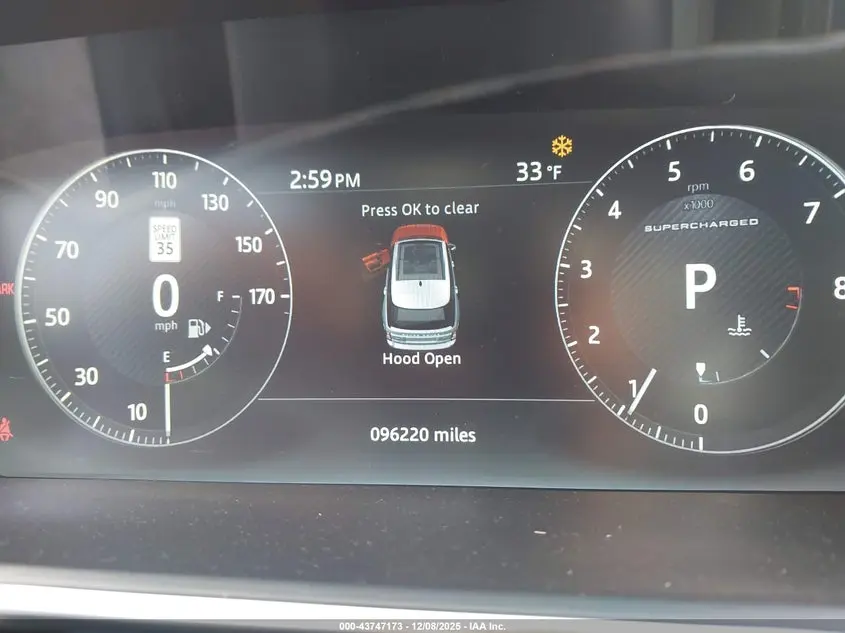 2017 LAND ROVER RANGE ROVER 5.0L V8 SUPERCHARGED