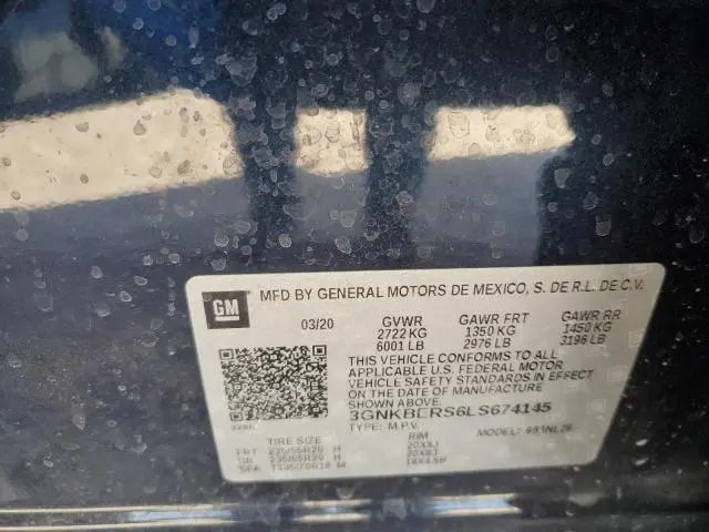 2020 CHEVROLET BLAZER RS