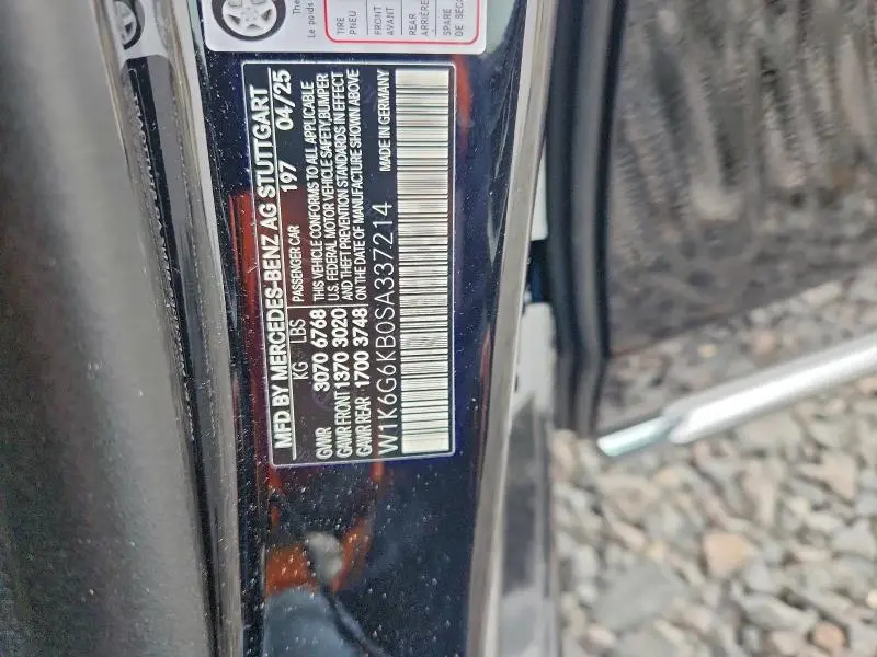 2025 MERCEDES-BENZ S S580E 4MATIC  