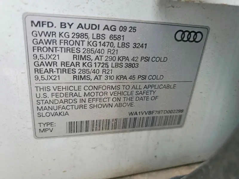 2026 AUDI Q7 PRESTIGE  