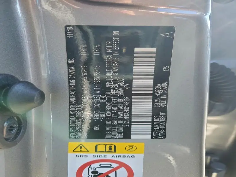 2019 LEXUS RX 350 BASE  