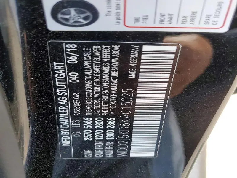 2019 MERCEDES-BENZ CLS 450 4MATIC  