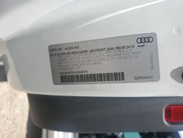 2018 AUDI S5 PRESTIGE