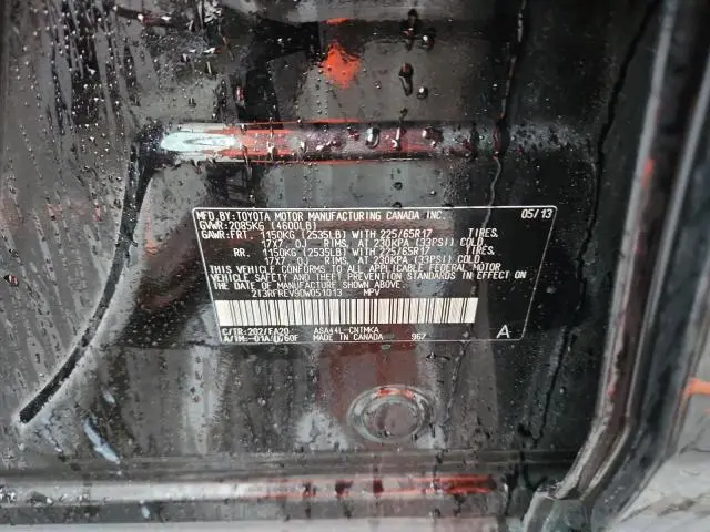 2013 TOYOTA RAV4 XLE  