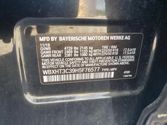 2017 BMW X1 XDRIVE28I