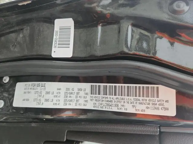 2016 JEEP CHEROKEE LATITUDE  