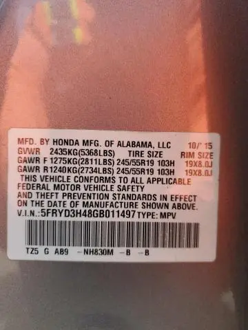 2016 ACURA MDX TECHNOLOGY  