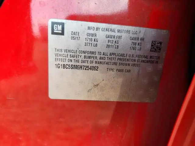 2017 CHEVROLET CRUZE LS  