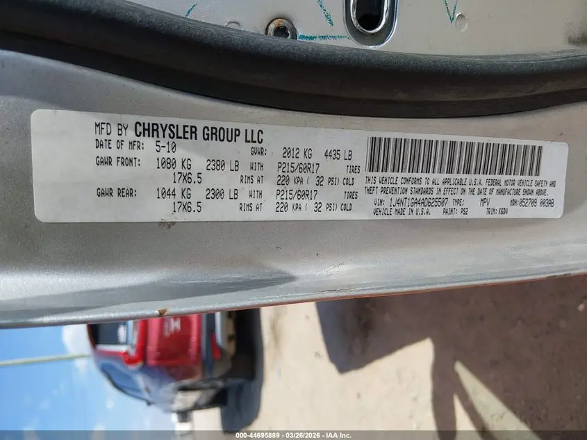 2010 JEEP PATRIOT SPORT