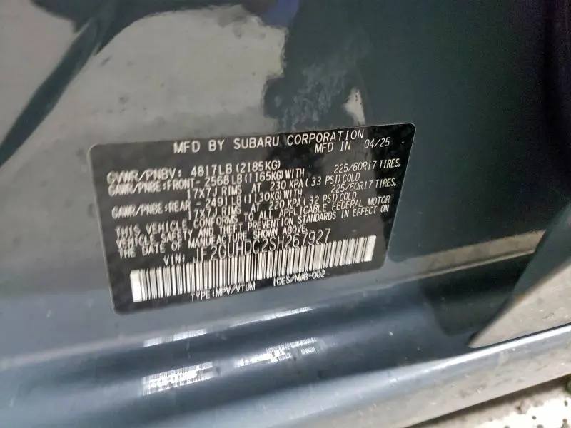 2025 SUBARU CROSSTREK PREMIUM  