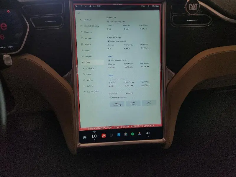 2015 TESLA MODEL S 85D  