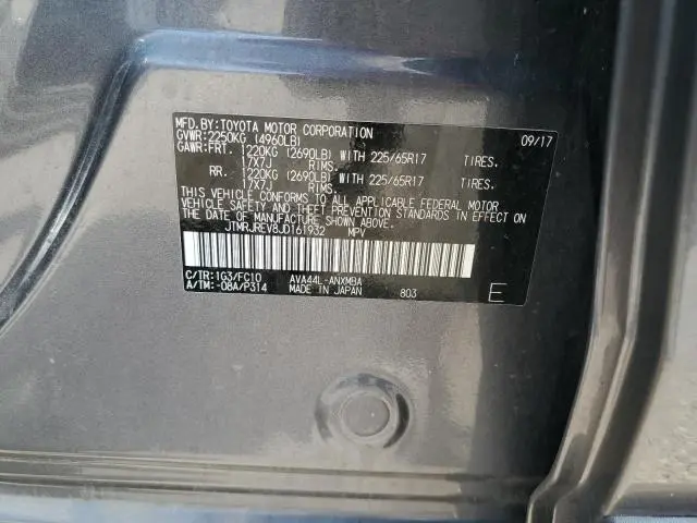 2018 TOYOTA RAV4 HV LE  