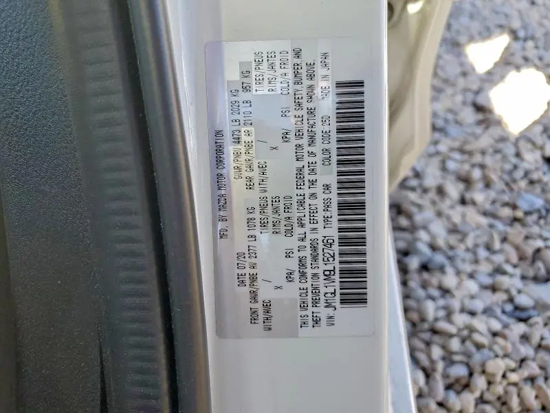 2020 MAZDA 6 TOURING  