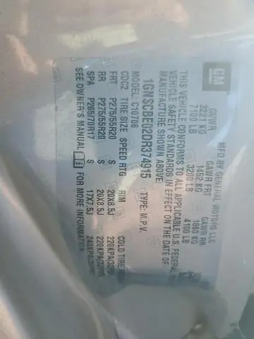 2013 CHEVROLET TAHOE C1500 LT  