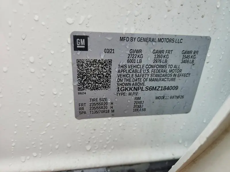 2021 GMC ACADIA DENALI  