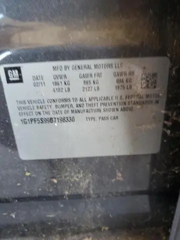 2011 CHEVROLET CRUZE LT  