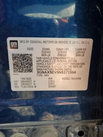2022 CHEVROLET EQUINOX LS