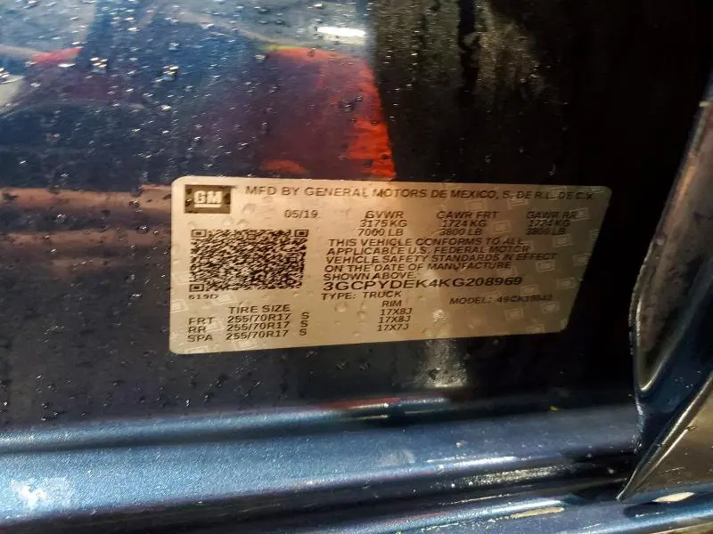 2019 CHEVROLET SILVERADO K1500 LT  