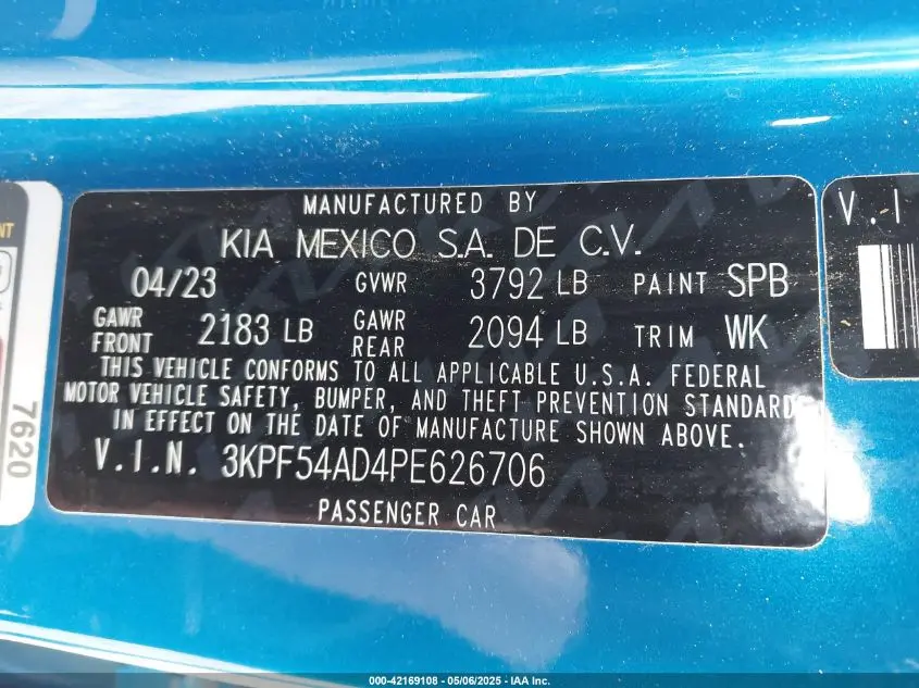 2023 KIA FORTE GT-LINE