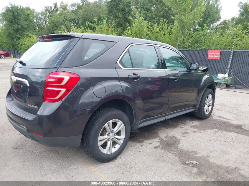 2016 CHEVROLET EQUINOX LS