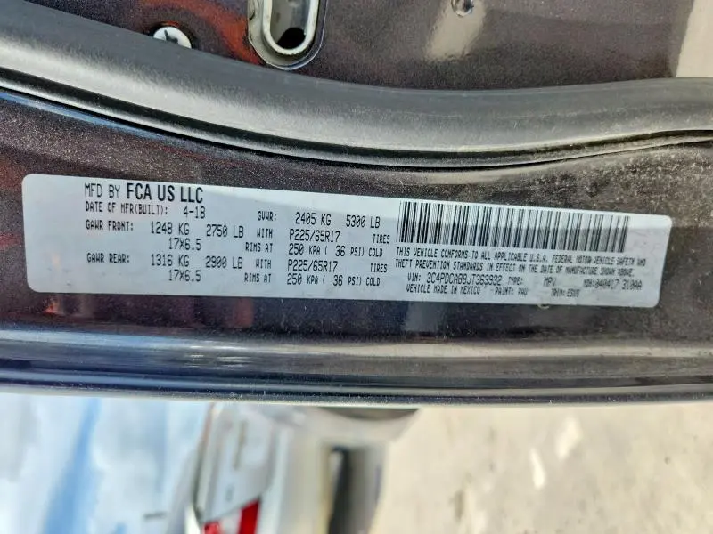 2018 DODGE JOURNEY SE  