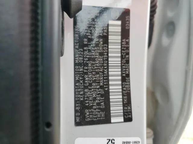 2024 TOYOTA CAMRY SE NIGHT SHADE  