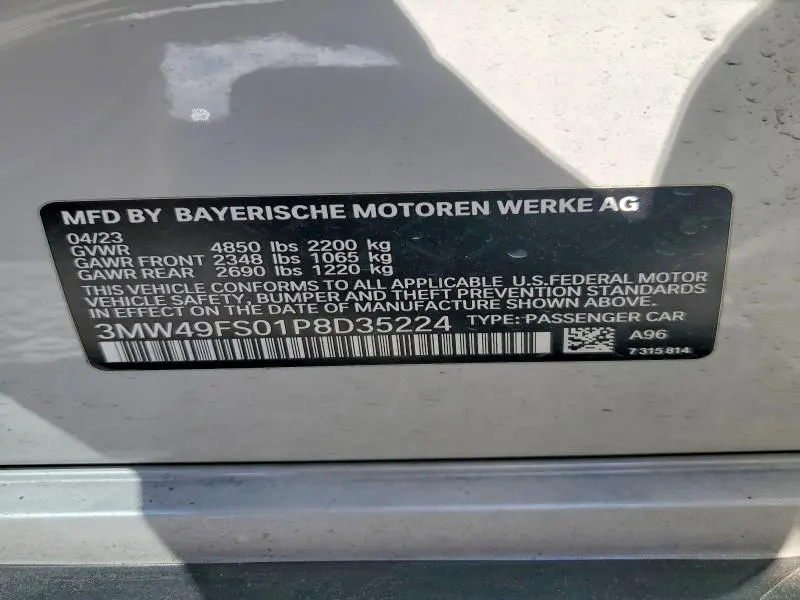 2023 BMW M340I   