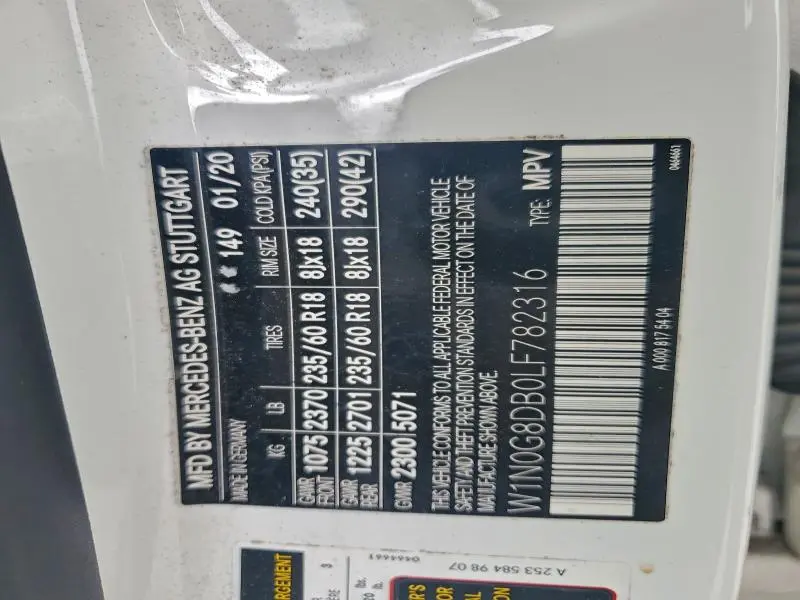 2020 MERCEDES-BENZ GLC 300  