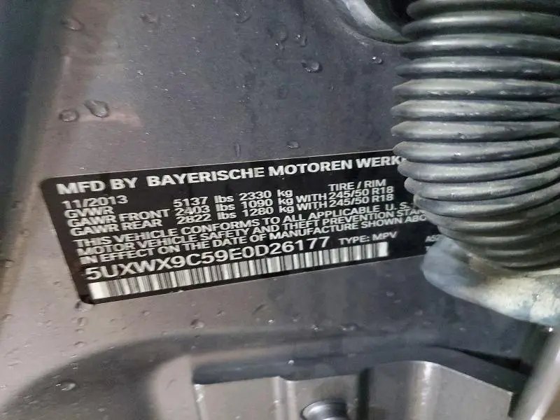 2014 BMW X3 XDRIVE28I  