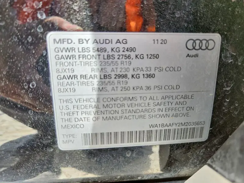 2021 AUDI Q5 PREMIUM PLUS  