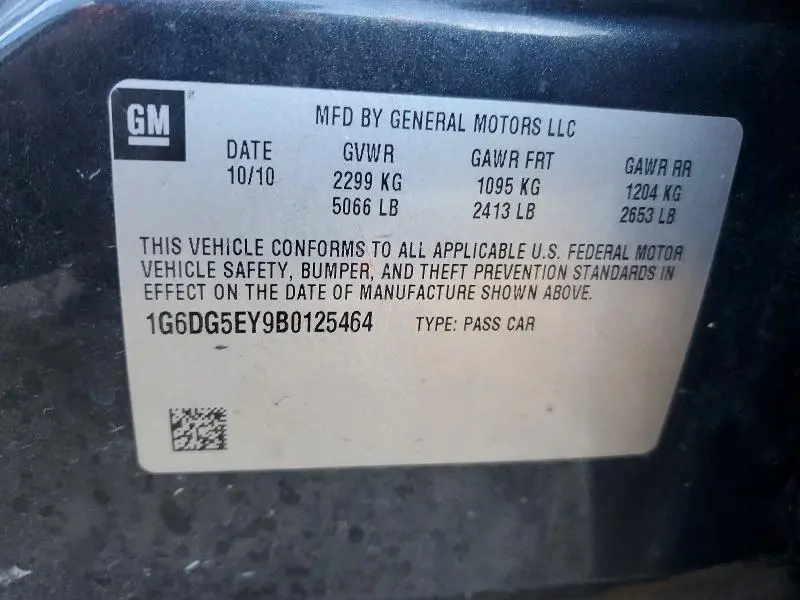 2011 CADILLAC CTS LUXURY COLLECTION  