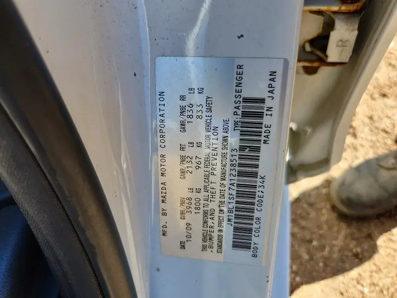 2010 MAZDA 3 I  