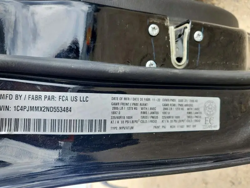 2022 JEEP CHEROKEE LATITUDE LUX  