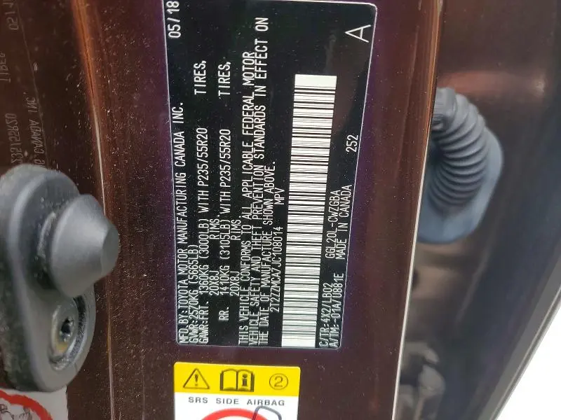 2018 LEXUS RX 350 BASE  